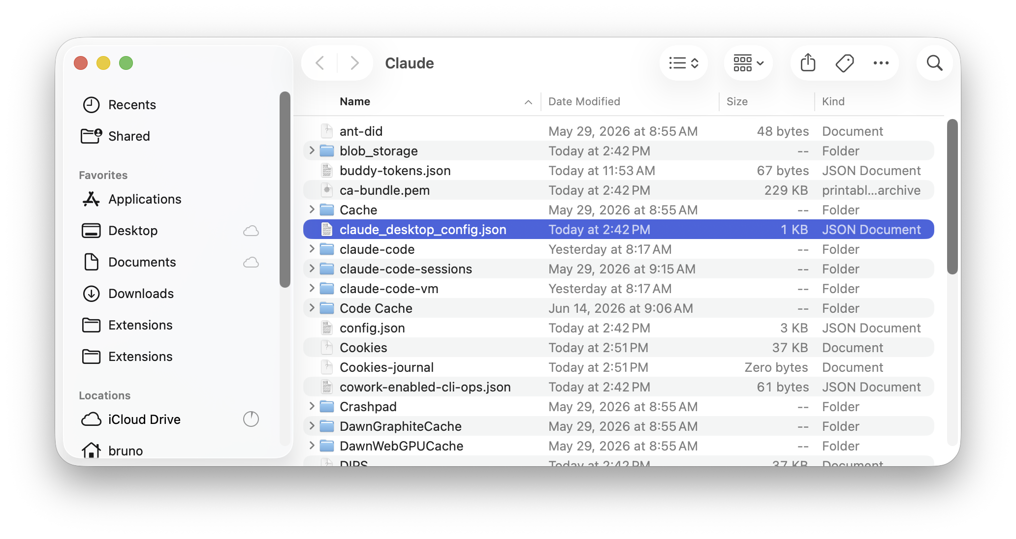 Claude opens the exact config file you need, which keeps setup fast and straightforward.